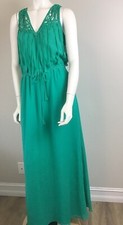 CALYPSO St. Barth , Emerald Green Silk Crepe ...
