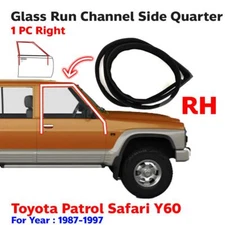 Glass Run Door Channel Front Right Fits Nissan Patrol Safari Y60 GQ 1987-97 EBEZ