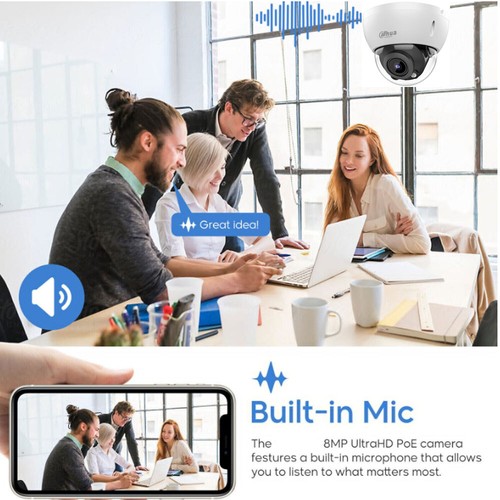 alhua WizSense 8MP IPC-HDBW2841R-ZS Zoom MIC IP Camera Replace HDBW2831R-ZS-S2 - Picture 5 of 24