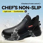 Chef Shoes Four Season Anti Slip Oil Resistant Waterproof Bathroom Men Work Boot