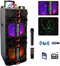 supersonic 12 portable bluetooth dj speaker