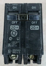 GE THQB CIRCUIT BREAKER THQB2120 20A 240V 2P NT