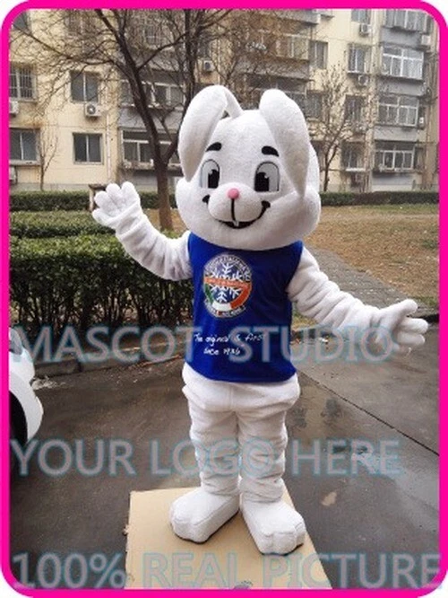EASTER Bugs Bunny Rabbit Mascot Costume Cartoon Character Cosplay Fancy Dress - Image 4 of 4