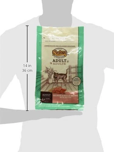 NUTRO WHOLESOME ESSENTIALS Adult Natural Dry Cat Food Salmon & Brown Rice. 3 lb - Image 4 of 4