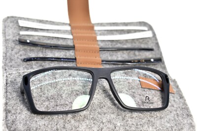 Buffalo Horn Eyeglasses Aluminum interchangeable Rodenstock Germany A