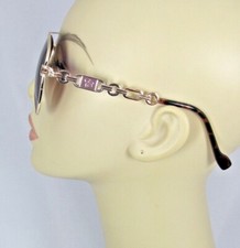 JESSICA SIMPSON Gold Teardrop Aviator Sunglasses Tortoise Shell J6105-GLDTS