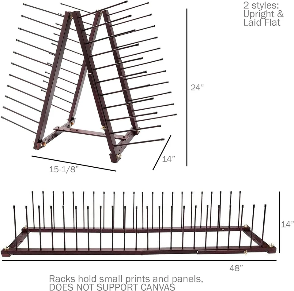 Escalera de panel Creative Mark Rue - Estante de almacenamiento de arte y estante de pintura de gabinete Foto 3 de 4