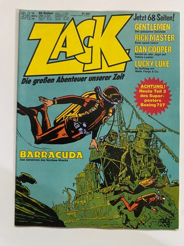 ZACK Comic Hefte Auswahl 1976 Sammlung Geschenk TOP Poster Beilage Sammelalbum - Bild 42 von 48