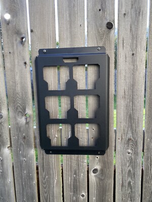 16ga MILWAUKEE PACKOUT HALF  METAL MOUNT BASE  POWDER COATED