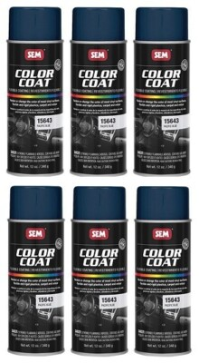 #ad #ad SEM 15643 Color Coat Pacific Blue Spray Paint Aerosol Can 12 oz. 6 Pack $119.07