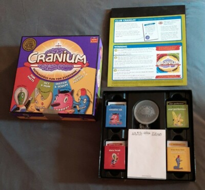 Cranium Outrageous Fun For Everyone Family Board Game 2004 no clay