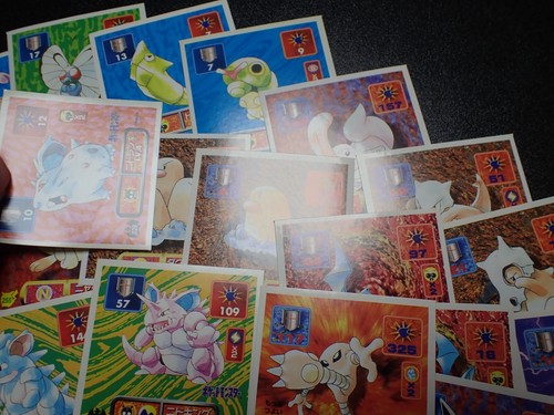 Pokemon Card Amada Sticker Non Holo x60 Nidoking Nidoqueen Rapidash etc #4616 - Picture 5 of 10