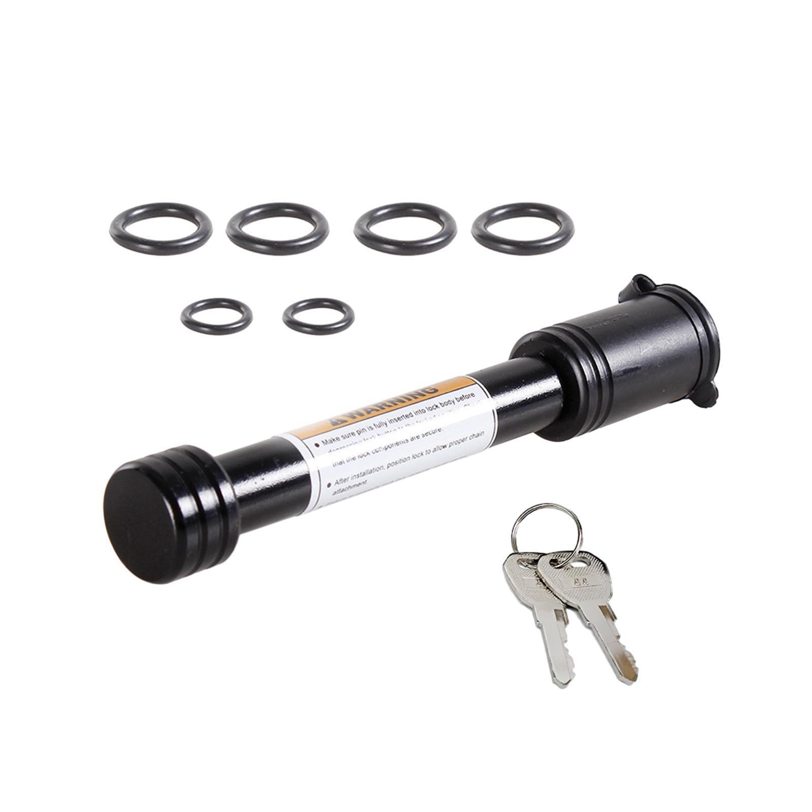 Trailer Pin Locks Fits 2" Receiver Tubes Antitheft Towing Hitch