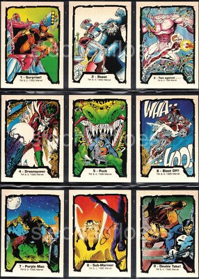 1990 Marvel Comic Images Jim Lee You Pick the Base Card Finish Your Set