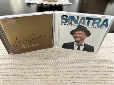 Frank Sinatra CD Lot of 2 (Live At Meadowlands & Best of The Best)