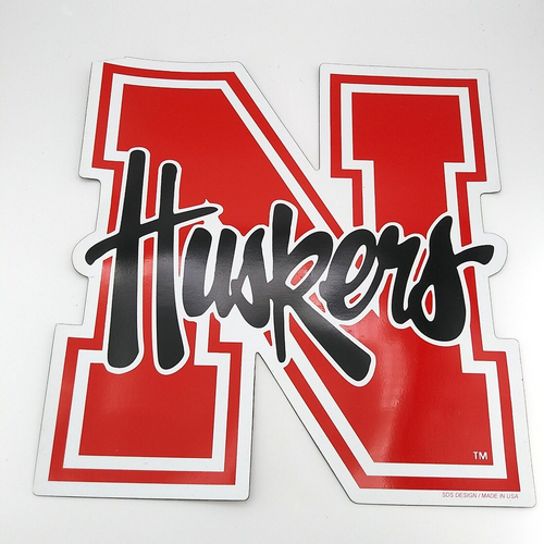 Imán de coche de 11" de altura Universidad de Nebraska Cornhuskers NCAA fútbol americano universitario - Imagen 5 de 6