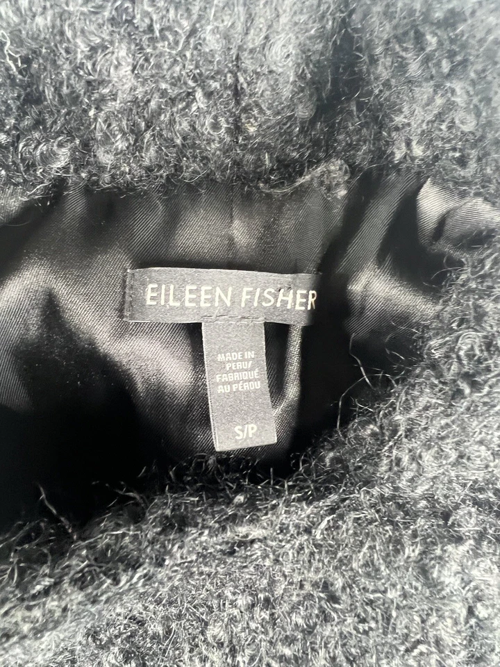 Женская куртка Eileen Fisher Размер Small Suri Шерстяной Жилет Флис На Молнии Зрелый - Изображение 4 из 4
