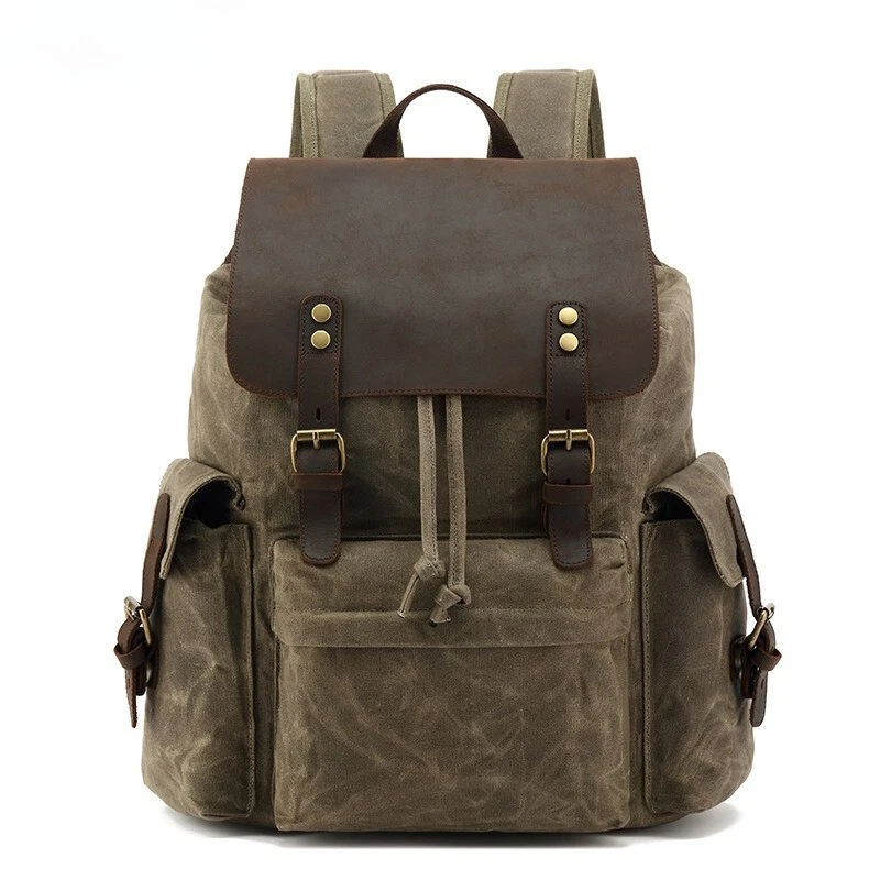 Canvas Backpacks for Men and Women Outdoor Sports Hiking Bags Travel Backpacks