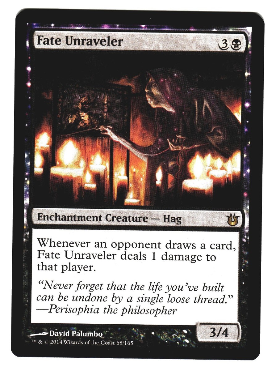 Fate Unraveler 1x FOIL BNG MTG Born of the Gods Rare MINT black Fate Unraveler 1x FOIL BNG MTG Born of the Gods Rare MINT black