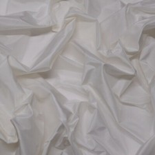 White Silk Taffeta 100 Silk Fabric, 54" Wide, By the Yard TS-7014