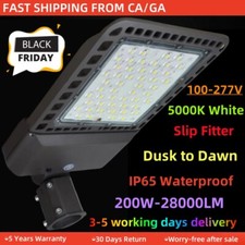 200W Super Brillante LED Estacionamiento Luz Poste Iluminación Farola Exterior IP65