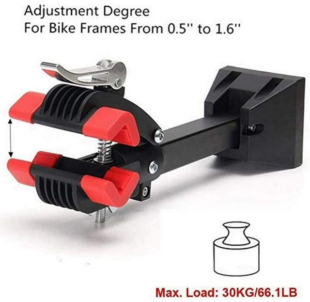Wall Mount Bike Repair Stand Hold Bike Hanger Hook Adjustable With