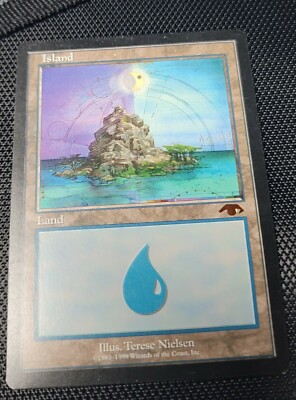 Guru Island Terese Nielsen Magic the Gathering MTG Basic Guru Island Terese Nielsen Magic the Gathering MTG Basic