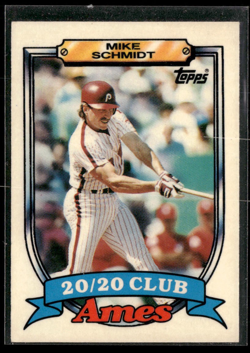 1989 Topps Ames 20/20 Club #27 Mike Schmidt