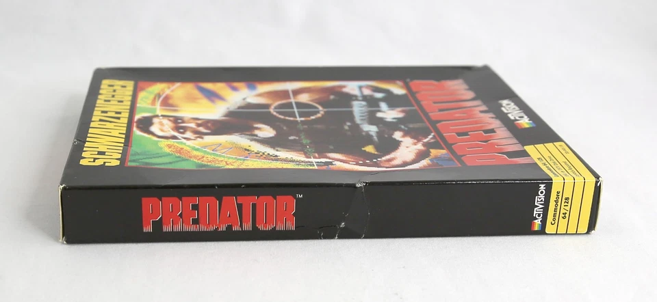 1987 Predator ActiVision CIB C64 Big Box PC RARE B - Image 4 of 4