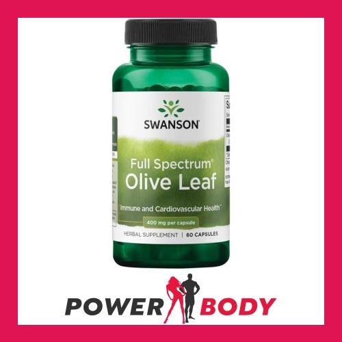 Swanson - Full Spectrum Olive Leaf, 400mg - 60 caps