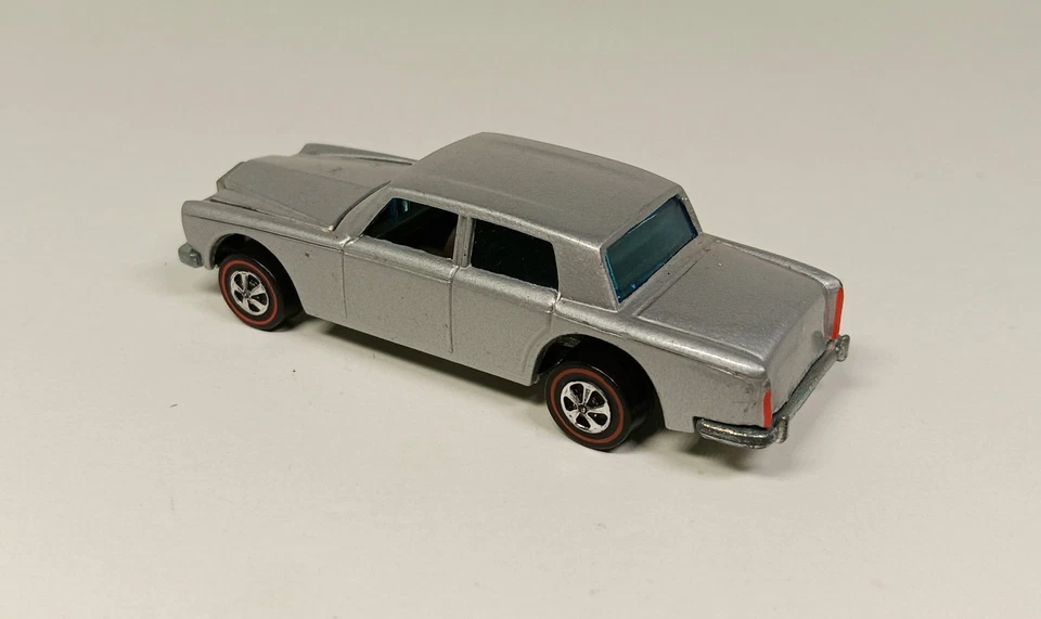 风火轮 Redline 1969 ROLLS ROYCE 银色阴影灰色带深色内部完好 — 第 3/4 张图片