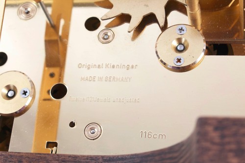 Kieninger 9 tube grandfather clock movement & dial @ 1990s Original Excellent! - Picture 7 of 21