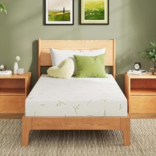 8 Inch Full Size Mattress, Cooling Green Tea Gel Memory Foam for Pressure