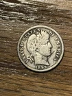 1899-P Barber Dime, VG+. Mark.