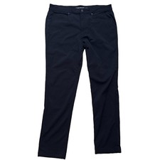 Western Rise AT Pants Mens 36x32 Black Slim Fit Travel Chino Stretch Performance