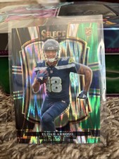 2025 Panini Select Elijah Arroyo Premier Level 114 Green Black Shock Prizm RC