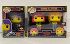 FUNKO POP STRANGER THINGS Blacklight Target-Con • EDDIE #1250 ROBIN & STEVE #2