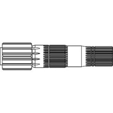 A168169 New Differential Sunshaft With 13 Teeth Fits Case Ih Tractor 1570 2590
