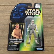 1996 Star Wars Power of the Force Luke Skywalker in Hoth Gear Action Figure