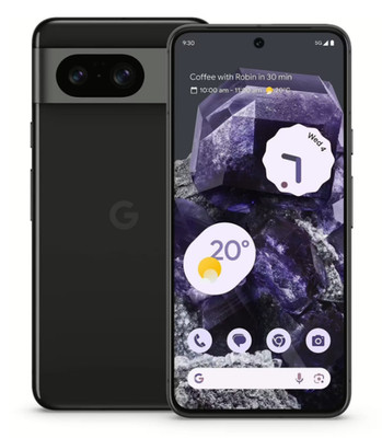 Google Pixel 8 5G 128GB 6,2'' Obsidian Schwarz Android Smartphone WoW Sehr Gut
