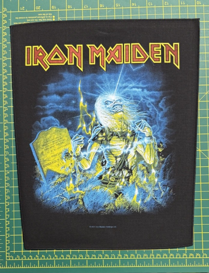 Iron Maiden Live After Death Large Size Printed Sew On Back Patch Official