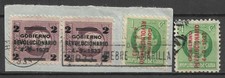 1933 1CUBA Set di 4 francobolli usati (Michel # 99I,99II,100I)
