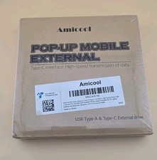AMICOOL POP-UP MOBILE EXTERNAL USB Type A  Type C External Drive