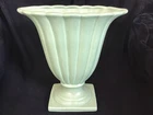 Genuine Haeger Pottery 75th Anniversary Vase Planter Sage Green 10” Tall