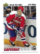 RANDY BURRIDGE 1991-92 UPPER DECK CARD NM-MT CONDITION