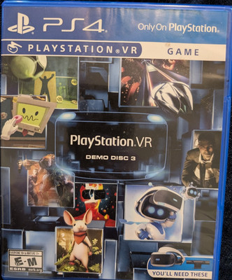 Sony Interactive Entertainment PlayStation VR Demo Disc 3 PS4 2019 VR Demo T-M