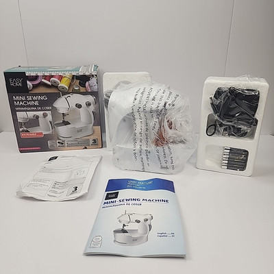 Easy Home Mini Sewing Machine New Open Box