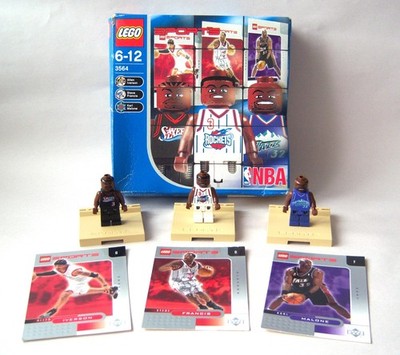 Seltene LEGO Sports 3564 NBA SAMMLER #5 - Originalverpackt, Minifiguren, Karten & Ständer