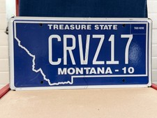 2010 MONTANA VANITY LICENSE PLATE  CRVZ17