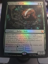 Badgermole Cub MTG Cards Foil